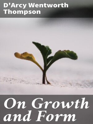 cover image of On Growth and Form